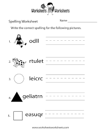 Spelling Practice Worksheet Free Printable Educational Worksheet Spelling Worksheets Spelling Practice Worksheets Educational Worksheets