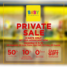 Manila Shopper Baby Company 3 Day Private Sale Dec 2020