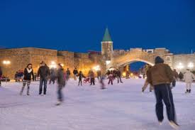 Patinoire De La Place D Youville Quebec Patinoires Quebec Most Beautiful Cities La Place Old Quebec