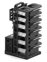 The rig has been running stable since assembly with zero. New Rig V6 Mining Rig Frame Batch 04 2021 Bitmine Digital Mining