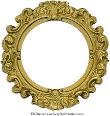 Vintage Gold Frame Round By Eveyd D4fmeyt Png 900 949 Antique Picture Frames Gold Frame Vintage Frames