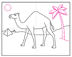 Camel is the best way of transport in deserts. How To Draw A Camel Art Projects For Kids