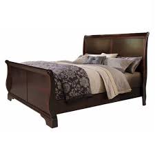 The rich espresso finish highlights the elegant wood grain of. Rent To Own Riversedge Furniture 7 Piece Dominique Queen Bed Only W Woodhaven Pillow Top Plush Mattress At Aaron S Today
