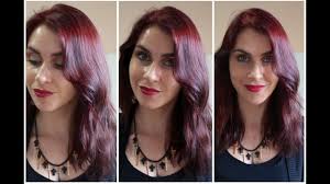 If you would like to try a lighter shade that reflects red, try true red 66 (pomegranate) or for a darker shade, try dark reddish brown 452. My New Hair Colour Intense Red By Garnier Olia Youtube