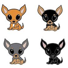 Chihuahua Cartoon Colors Cartoon Dog Chihuahua Dog Crafts