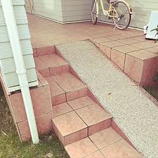 スロープ 自転車置き場 玄関アプローチ 玄関 入り口 玄関前の階段のインテリア実例 2019 07 09 18 31 32 roomclip ルームクリップ 玄関アプローチ 自転車置き場 おしゃれ 玄関