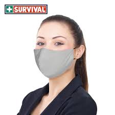 3-Ply Reusable Washable Face Masks for Men & Women. Eco Friendly Face Masks  for Breathable, Cotton face masks, Comfortable Unisex face Protection by  Survival (Wolf Grey) : Amazon.co.uk: Health & Personal Care