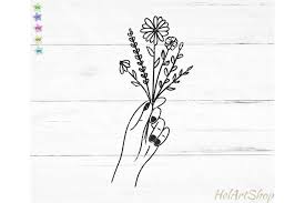 Free Free 295 Hand Drawn Wildflower Svg SVG PNG EPS DXF File