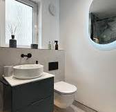A small ensuite bathroom in our Hampstead home, this was a ...