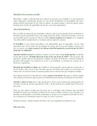 Carta Para Los Estudiantes