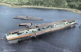 Wreckage Of Japan S Colossal Carrier Aircraft Carrier Navy Carriers Imperial Japanese Navy