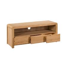 Dorset oak standard tv unit. Oak Tv Unit With Curved Edge Tv S Up To 45 Julian Bowen Furniture123