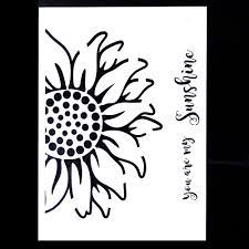 Trendy and hip, these bold refreshingly modern wall art stencils will instantly bring color to a otherwise plain wall. A4 A3 A2 Diy Craft Layering Sunflower Stencil For Walls Painting Scrapbooking Stamping Album Decorative Embossing Paper Card Cutting Dies Aliexpress