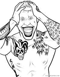 39+ scary clown coloring pages for printing and coloring. Joker Coloring Pages Suicide Squad Coloring4free Coloring4free Com