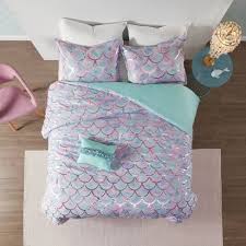 White, blue and so on, as described here. Daphne Metallic Printed Reversible Duvet Cover Set Aqua Purple Target