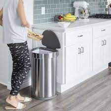 The backsplash and countertop design can be the. The Best Kitchen Trash Can 2021 Hgtv
