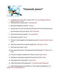 Osmosis jones online for free. Osmosis Jones Movie Worksheet With Key By Biology Boutique Tpt