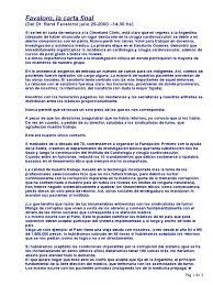 Por ese entonces llegó una carta de un tío, residente en jacinto aráuz, un pequeño pueblo de 3500 habitantes en la . Favaloro Su Despedida Medicina Cuidado De La Salud