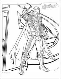 Avengers Thor Coloring Page Marvel Coloring Avengers Coloring Pages Avengers Coloring