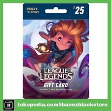 Lol gift card code instantly delivered by email. League Of Legends 25 Gift Card Code 3500 Riot Points Na Server Di Lapak Risma Store Bukalapak