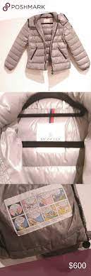 Moncler Size 1 Bady Coat Grey Excellent Moncler Moncler Jacket Coat