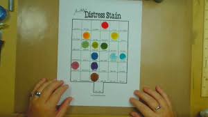 Tim Holtz Distress Stain Chart