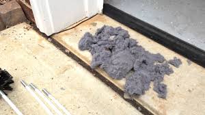 Turn on your leaf blower. Cleaning Out Dryer Vent With Leaf Blower Youtube