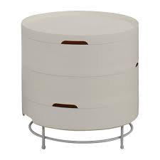 Nesting tables are extremely functional while looking gorgeous indoors. 57 Off Ikea Ikea Ps 2014 White Round Storage Table Tables