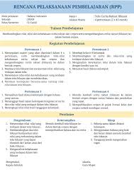 Check spelling or type a new query. Contoh Format Rpp 1 Lembar Sma Tahun 2020 Masbabal Com