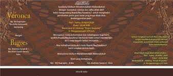 Ada beberapa contoh surat undangan yang tidak resmi seperti surat undangan syukuran kelahiran bayi atau aqiqahan, surat undangan hari ulang tahun dan surat undangan pernikahan. Contoh Undangan Nikah Syar I