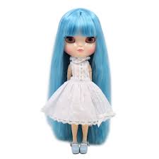 Dyeing your hair blue is a fun way to get out of a color rut. Neo Blythe Doll Straight Blue Hair Azone Jointed Body