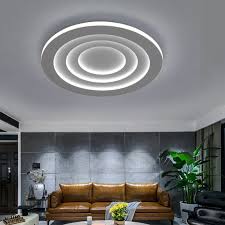 Plafonnier Plusieurs Ronds Led En Fer Simple Moderne Pour Chambre A Coucher Salon Living Dining Room Living Room Ceiling Dining Room Lighting