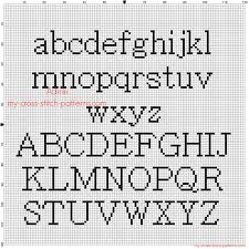 These alphabet patterns are provided for free private use. Cross Stitch Alphabet Batang All Letters Free Pattern Download Free Cross Stitch Patterns Simple Unique Alphabets Baby