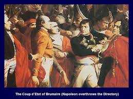La révolution française est officiellement terminée, et s'ouvre la période du consulat, qui aboutira à la prise de pouvoir totale de. The Coup D Etat Of Brumaire Napoleon Overthrows The Directory Ppt Download