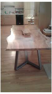 Maple Live Edge Table Live Edge Dining Table Legs Ideas Maple Live Edge Dinin In 2020 Live Edge Dining Table Live Edge Table Dining Rooms Live Edge Kitchen Table
