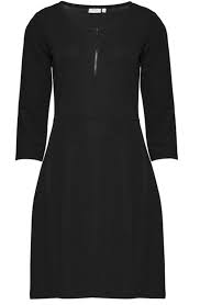 Victoria beckham zip detail jersey dress. Black Zip Front Dress Dresses From Shirt Sleeves Uk