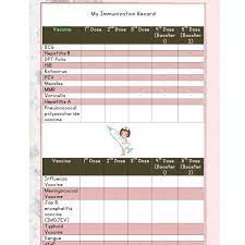 Learn how to protect yourself. Customized Personalized Baby Record Book Mini Booklet Vaccination Record Health Mini Journal Shopee Philippines