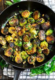 Spread the brussels sprouts out in a large cast iron frying pan or roasting pan in a single layer with plenty of space between them. Sauteed Brussels Sprouts Best Ever Recipe
