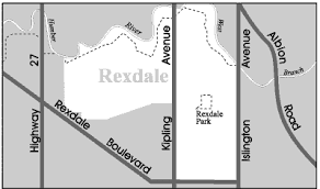 Search for street addresses and locations. Rexdale Neighbourhood Guide