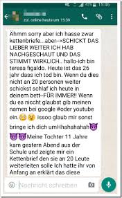 But the horror goofy from the social networks has nothing in common with the good. Horror Kettenbriefe Via Whatsapp Sprechen Sie Mit Ihrem Kind Daruber