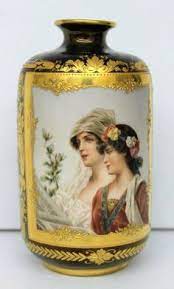 Antique adderley pillow vase, flask vase, moon vase, asian floral pattern. Vases Icin 83 Fikir 2021 Vazolar Seramik Anti Ka