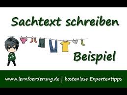 Viele davon kennt ihr vermutlich schon. Sachtext Schreiben Beispiel Mit Fehlersuche Youtube