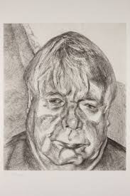 72 x 67.5 x 5.5 cm. Reflection Self Portrait Lucian Freud Imma