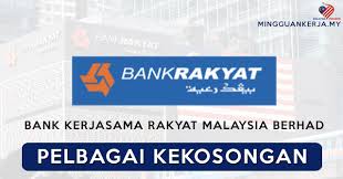 Selamat datang ke laman twitter bank rakyat, #bankpilihananda. Pelbagai Jawatan Kosong Terkini Bank Kerjasama Rakyat Malaysia Berhad Bank Rakyat Oktober 2020 Mingguan Kerja
