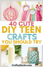 This diy jewelry project lets kids create unique bracelets they'll love to wear. 40 Super Cute Diy Crafts For Teen Girls Craftsy Hacks