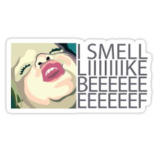 So You Just Gonna Bring Me A Birthday Gift Vine I Smell Like Beef Stickers By Annabalynne Redbubble Vine Memes Funny Vines Cute Stickers