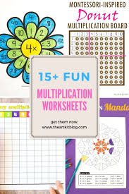 15 fun multiplication worksheets the art kit