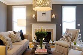 How To Go Gray When Your Entire House Is Beige Designed Living Room Grey Chic Living Room Brown Living Room