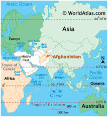 Det gränsar till pakistan i söder och öster, [10. Afghanistan Maps Facts World Atlas