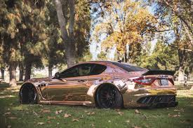 The vintage soul of this collection can be found also in other details: Chrome Rose Gold Liberty Walk Maserati On Savinis